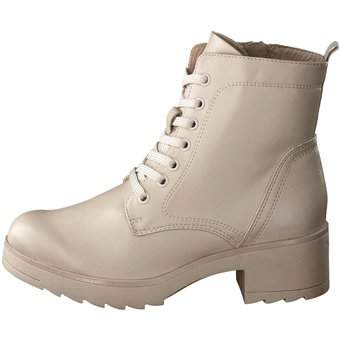 Marco Tozzi Schnürstiefelette in beige