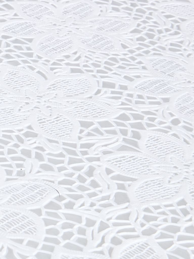 ALPESTILKE Waxed fabric ALPESTILKE 140cm lace white