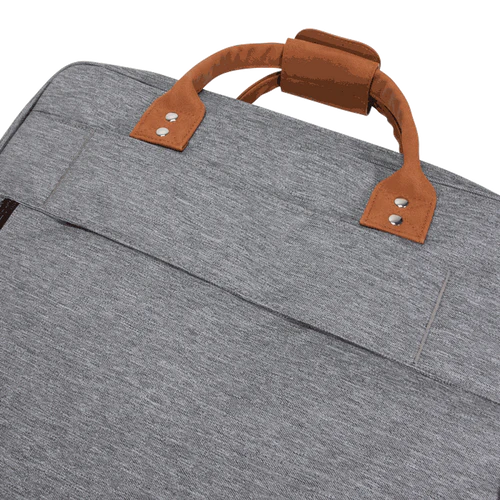 Dark grey New York laptop bag