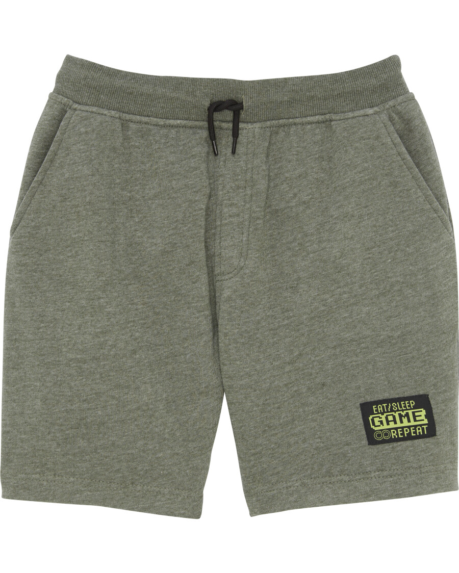 Melierte Sweatshorts