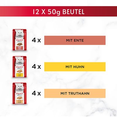 Mixpaket Gourmet Mon Petit 12  x 50 g
