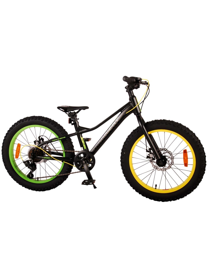 Volare Kinderfahrrad Gradient 20 Zoll Jungen 6G Scheibenbremse Schwarz Grün 6 Jahre günstig kaufen onesize