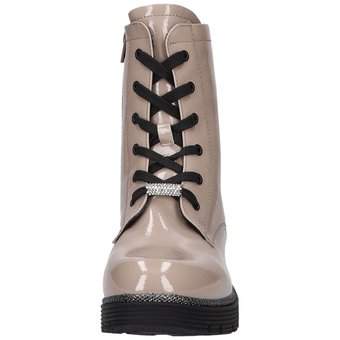 Barbarella Schnür Boots in beige