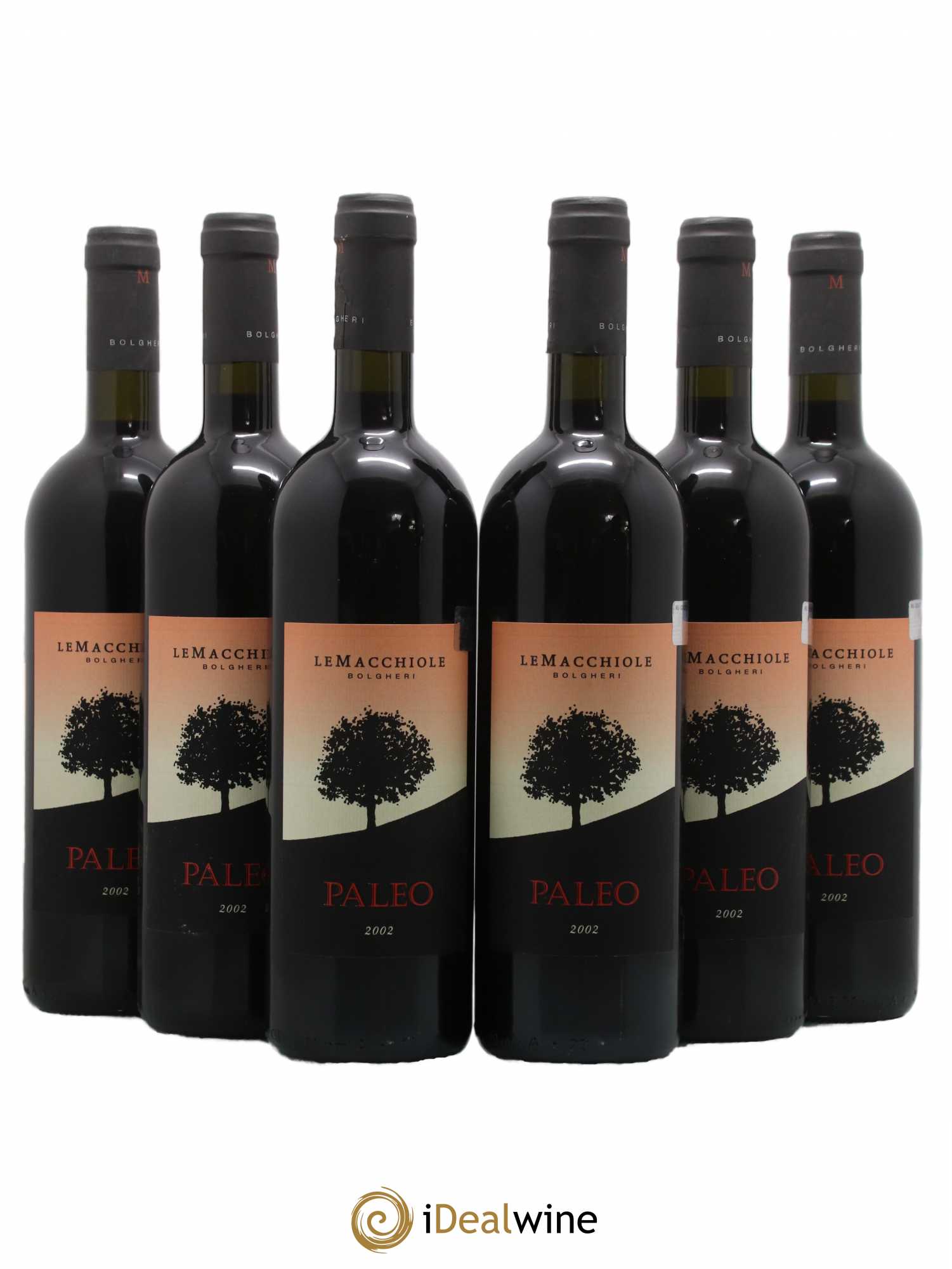 Toscana IGT Le Macchiole Paléo  2002 - Lot de 6 Bouteilles