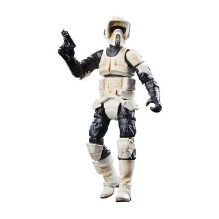 Star Wars: The Mandalorian Vintage Collection Fahrzeug mit Figuren Speeder Bike with Scout Trooper & Grogu