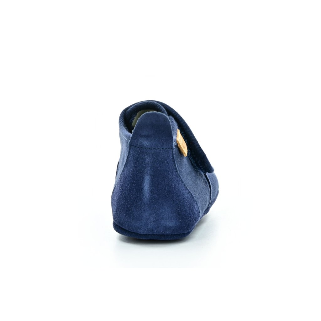 Bisgaard Baby Cotton Dark Blue Barfußschuhe