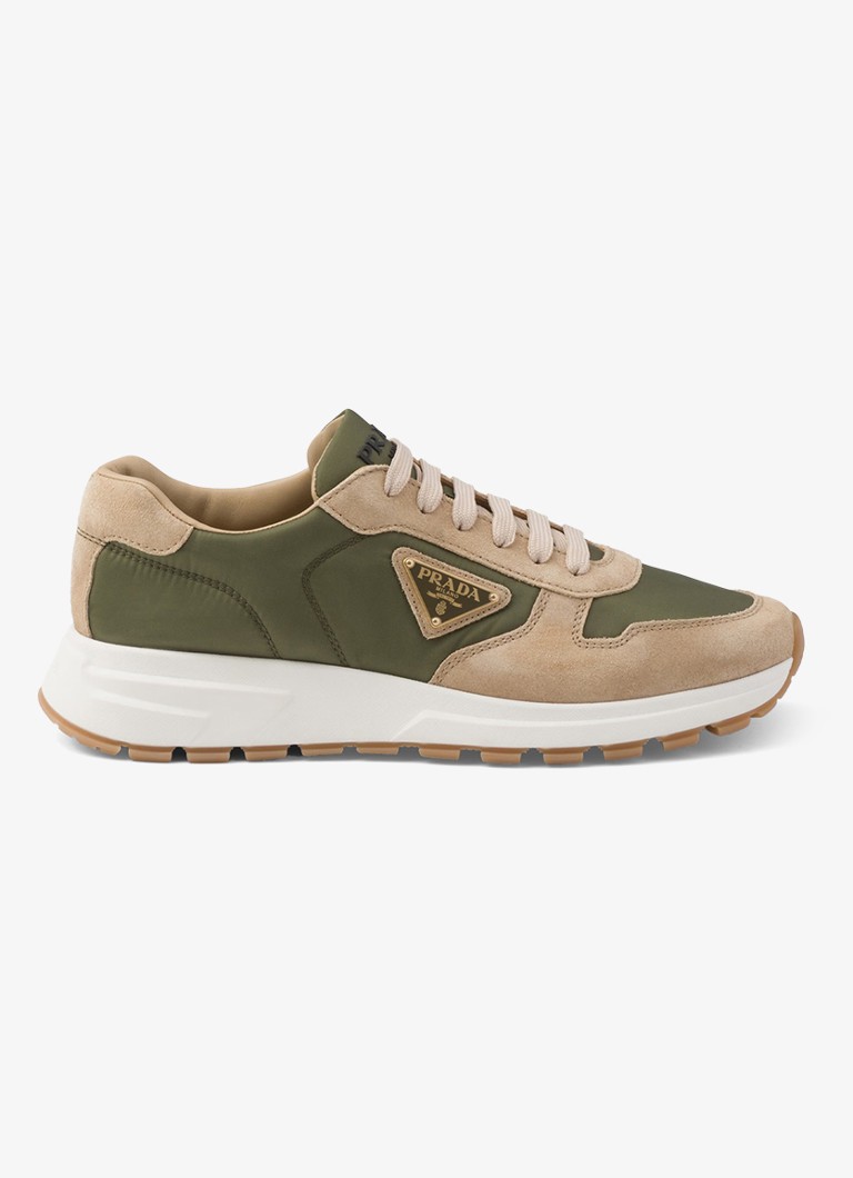 Prada Prax 01 Re-Nylon cipő velúr részletekkel