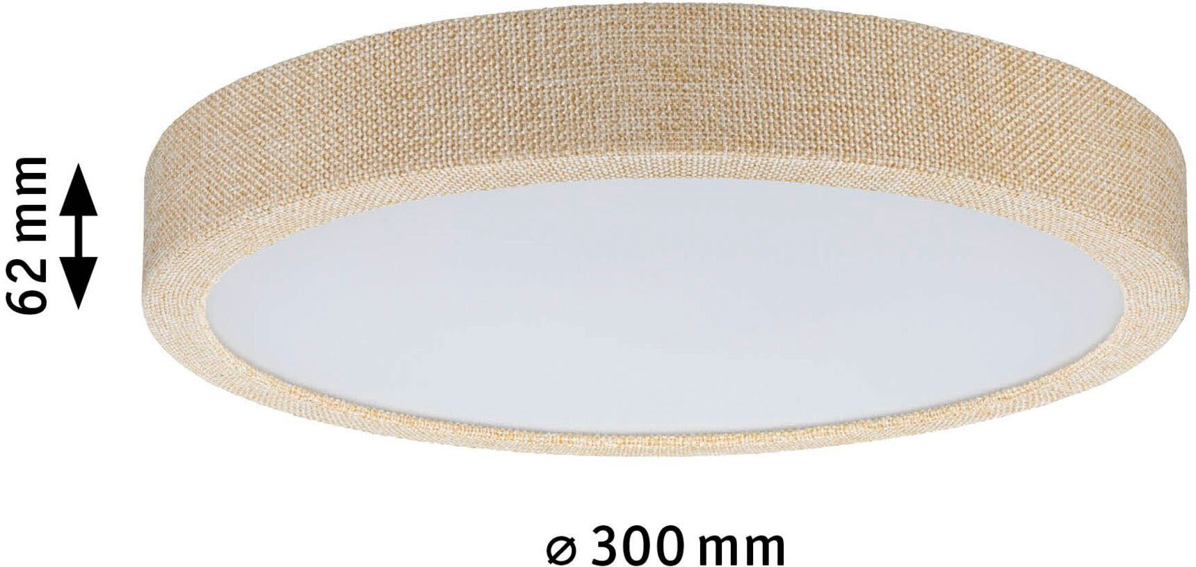 Paulmann LED Panel Cosara 15W 3000K 300mm beige IP44, LED fest integriert, Warmweiß