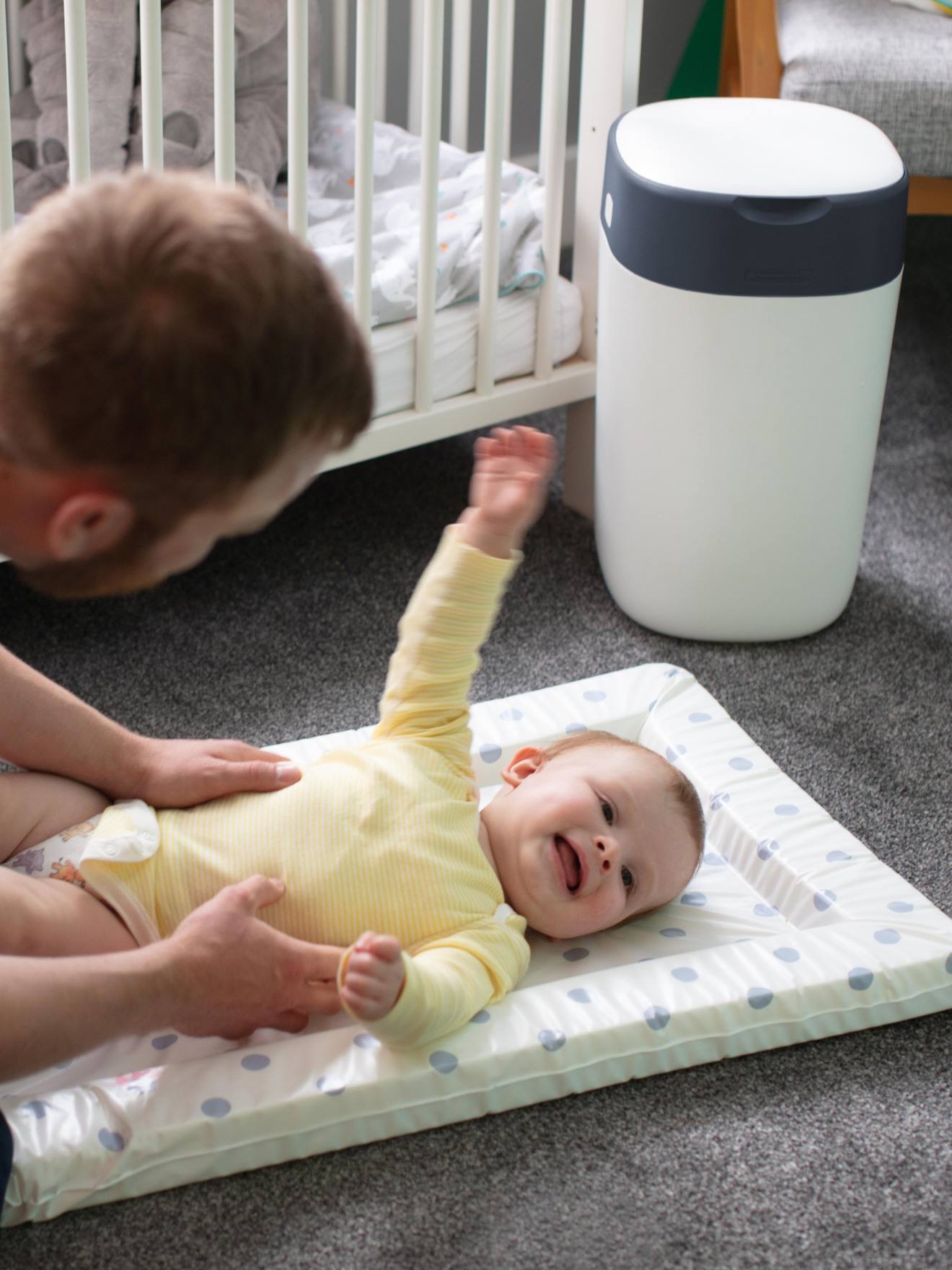 Tommee tippee Windeleimer Twist & Click TOMMEE TIPPEE inkl. 1 Nachfüllkassette - weiß