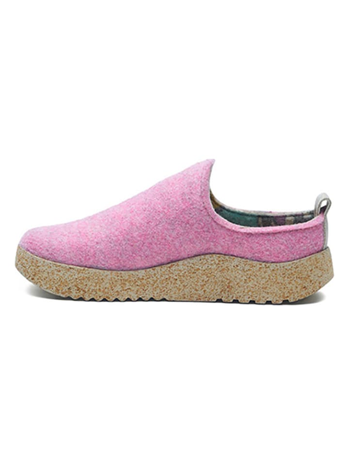 Comfortfusse Hausschuhe in Rosa günstig kaufen