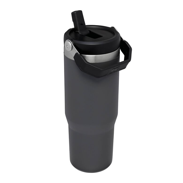 Stanley The IceFlow Flip Straw Tumbler charcoal