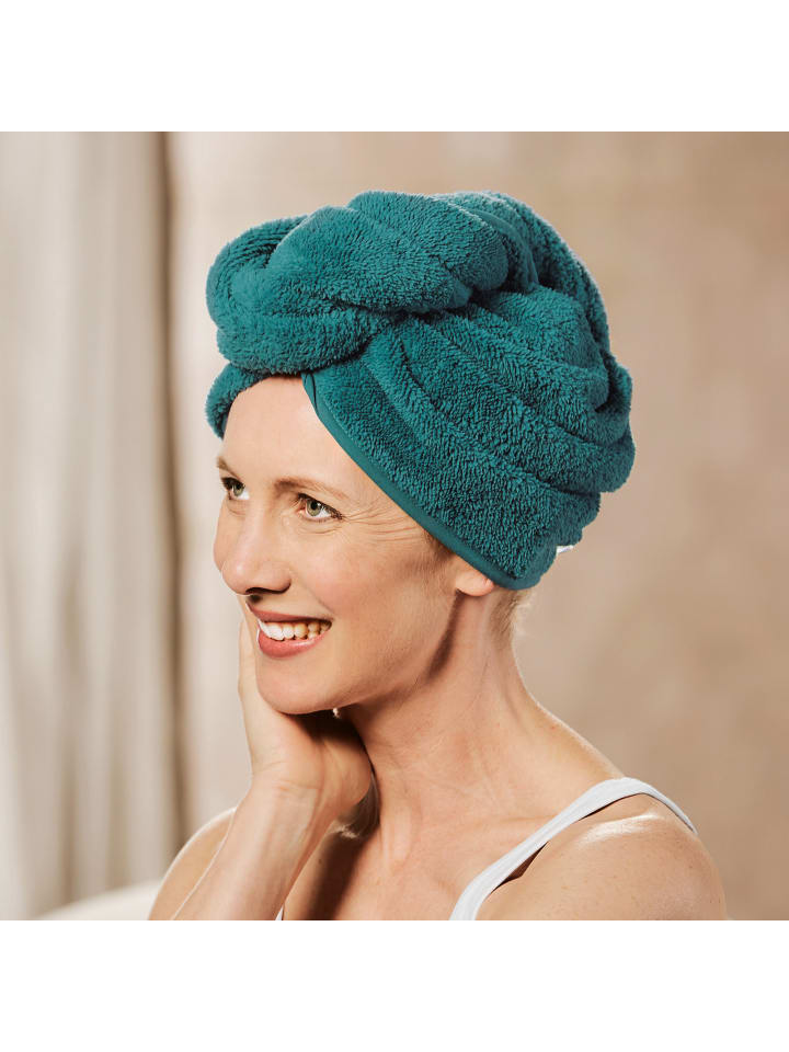 Erwin Müller Frottier Turban 2er-Pack in petrol günstig kaufen onesize