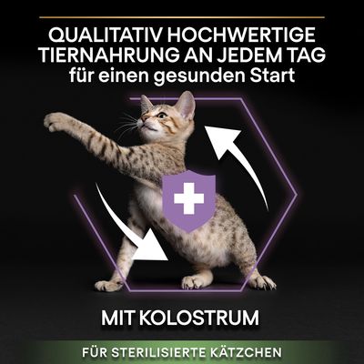 PURINA PRO PLAN Sterilised Kitten Healthy Start Lachs