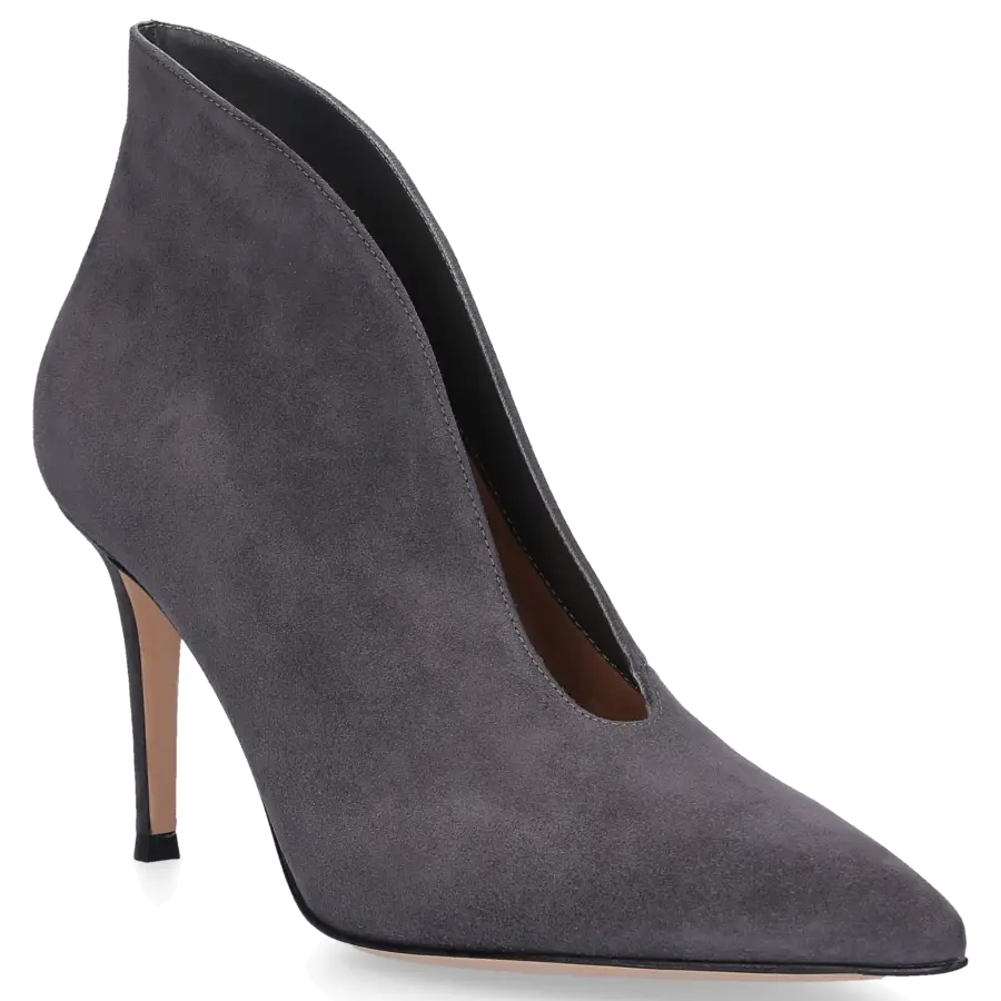 Gianvito Rossi - Stiefeletten VANIA Veloursleder - grau