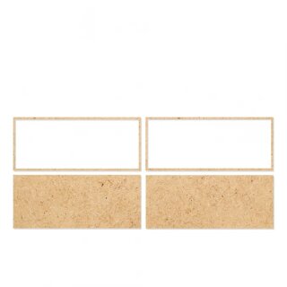Kromlech Bases - Heavy Cavalry 5x1 Rectangle Base Movement Trays (2)