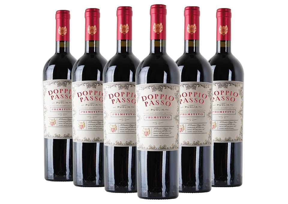 Puglia IGT Primitivo 2022 Doppio Passo 6 bouteilles de 0,75 ℓ