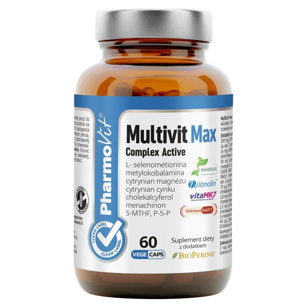 Κάψουλες PharmoVit Clean Label Multivit Max με βιταμίνες και μέταλλα