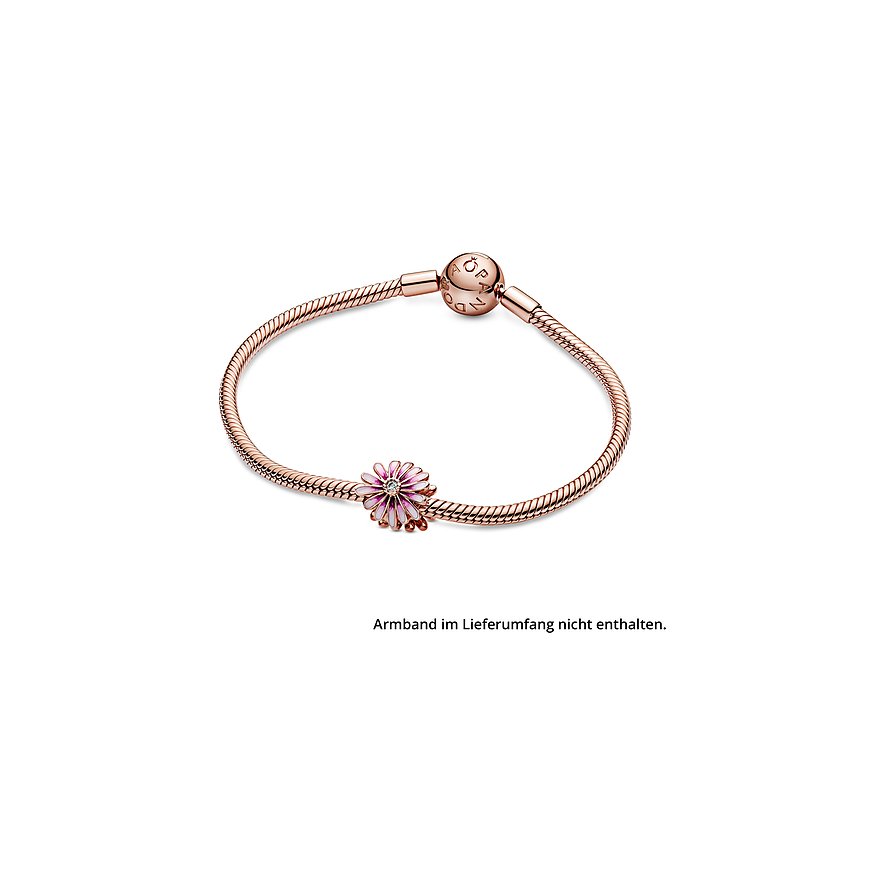 Pandora Charm Moments Rosafarbenes Gänseblümchen