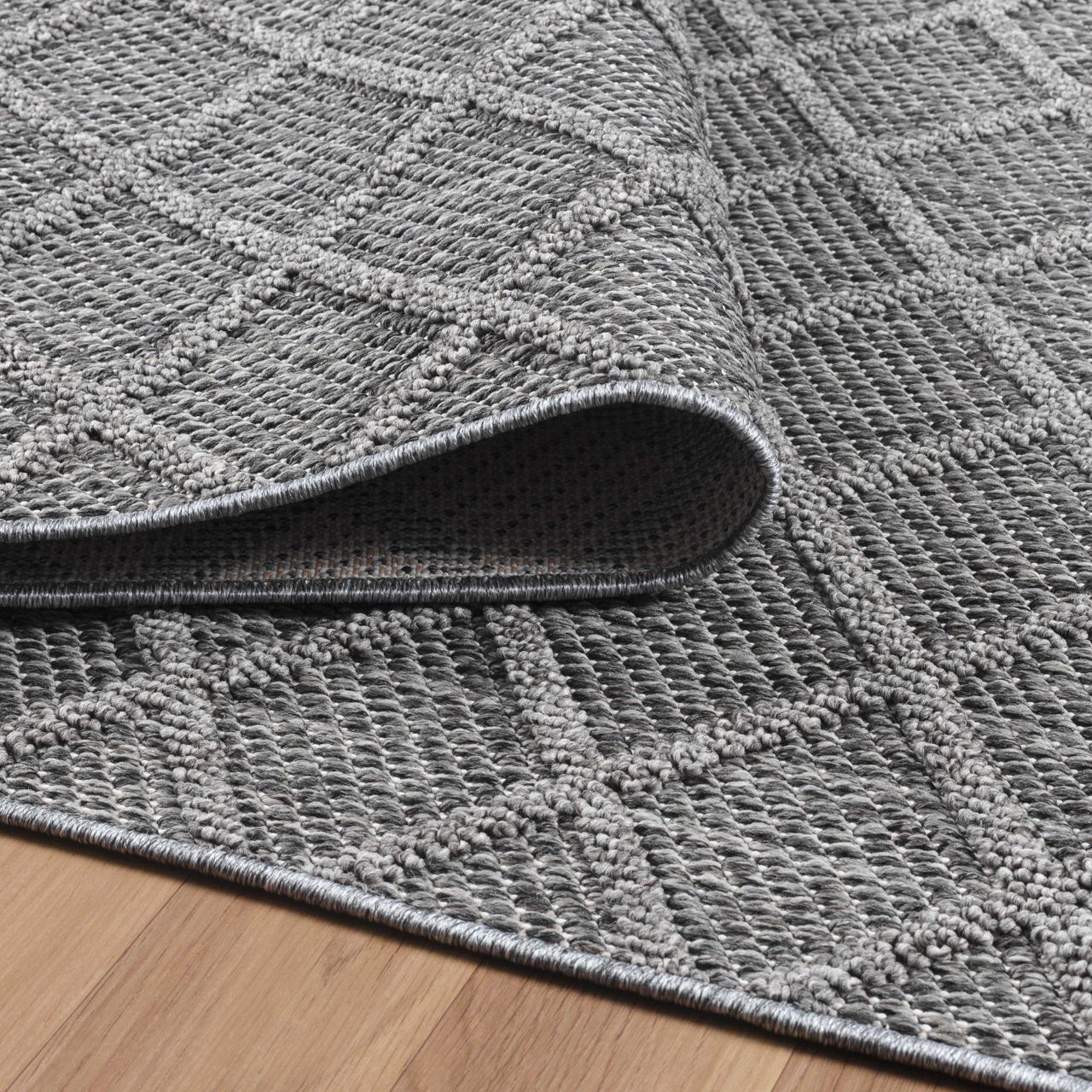 Ayyildiz Teppich, PATARA 4953, GREY, 80 x 250 cm