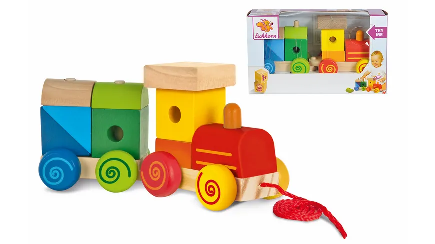 Eichhorn - Zug mit Sound, 11-tlg.