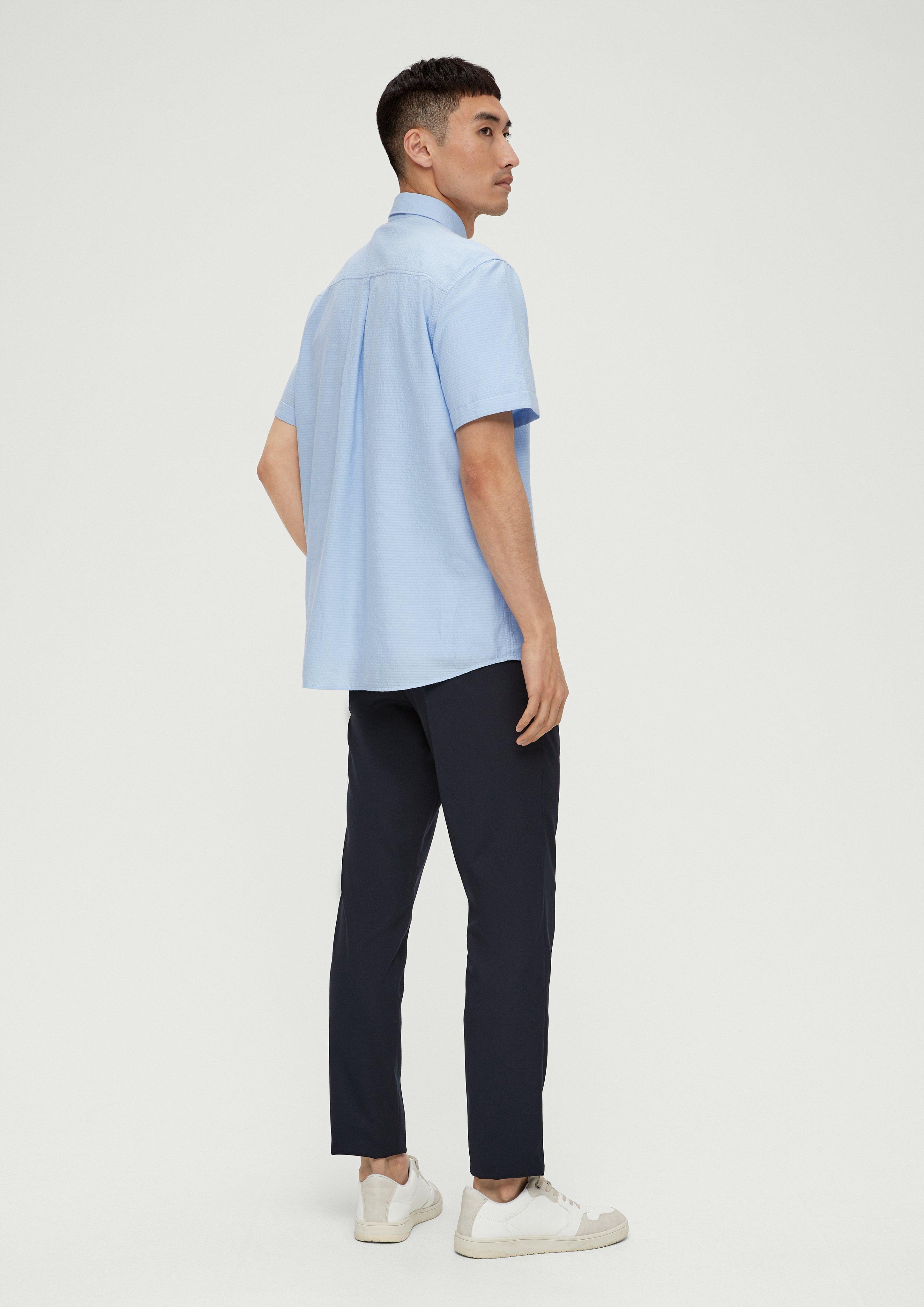 Regular: Kurzarmhemd im Streifendesign  2131012-5070