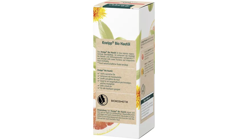 Kneipp Bio Hautöl Naturkosmetik 100 ml