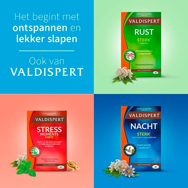 Valdispert 45 mg valerianaextraktdragerade tabletter medicin - 100 stycken