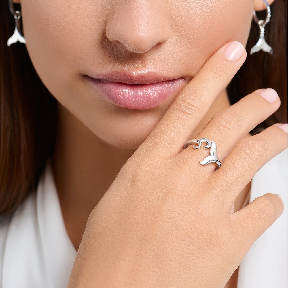 Thomas Sabo Bague pour femme 925 Argent argent Bague
