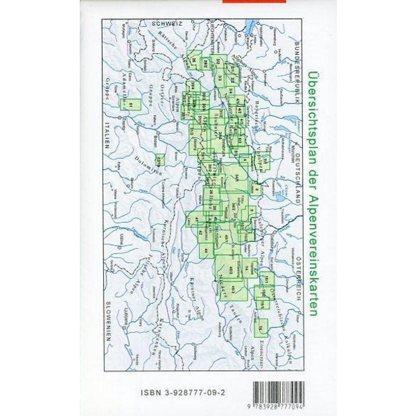 DAV Alpenvereinskarte 05/3 Karwendelgebirge Ost 1 : 25 000 - Wanderkarte