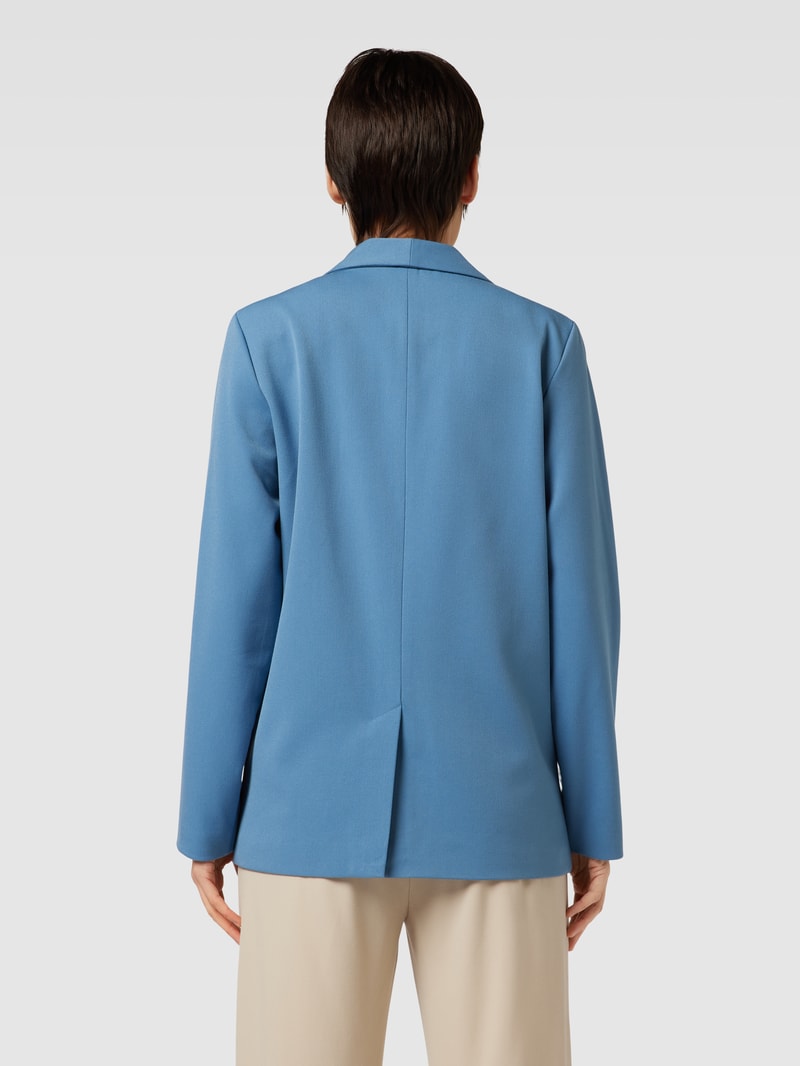 Blazer mit Schalkragen Modell 'VARONE' in rauchblau