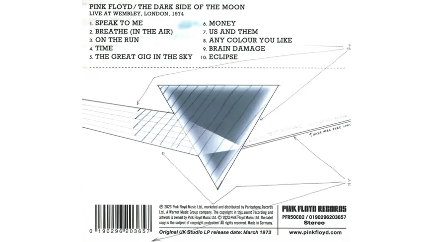 The Dark Side Of The Moon (Live at Wembley) 2023 Master