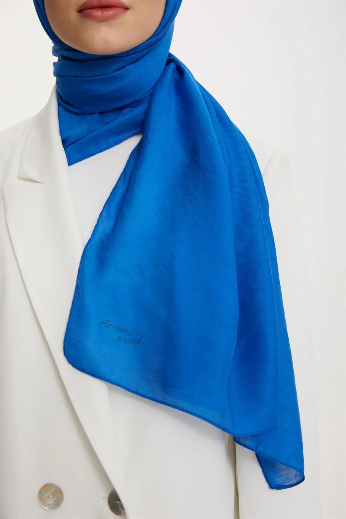 Armine  Trend Işıl Schal 3 - Baumwolle - Ats3ısl-554 - Blau