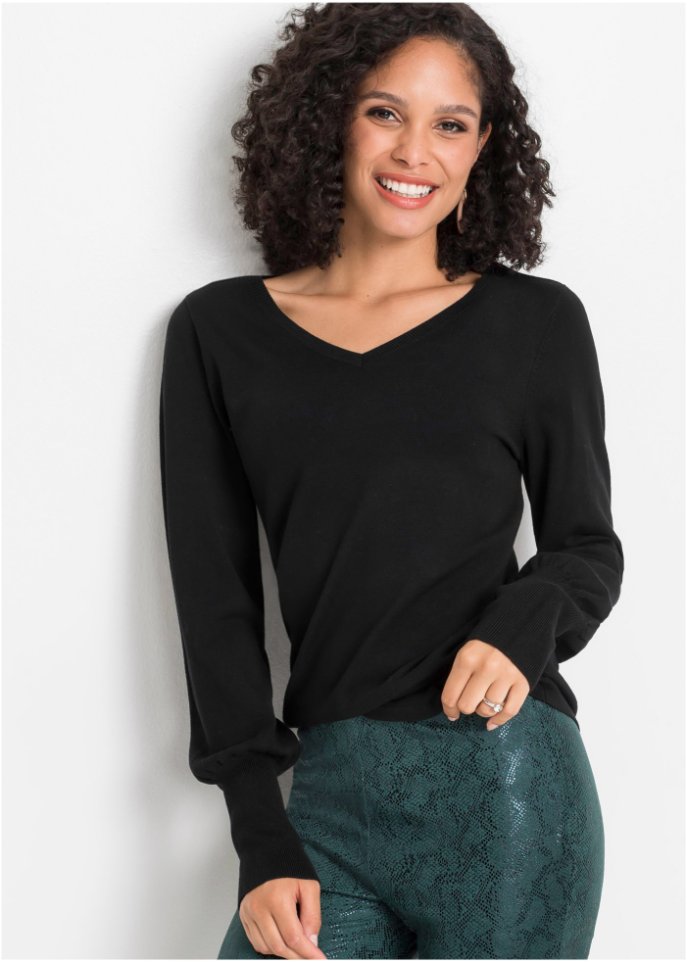 Pullover mit Ballonärmeln