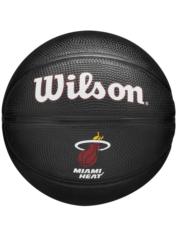 Wilson Wilson Team Tribute Miami Heat Mini Ball in Schwarz günstig kaufen 3