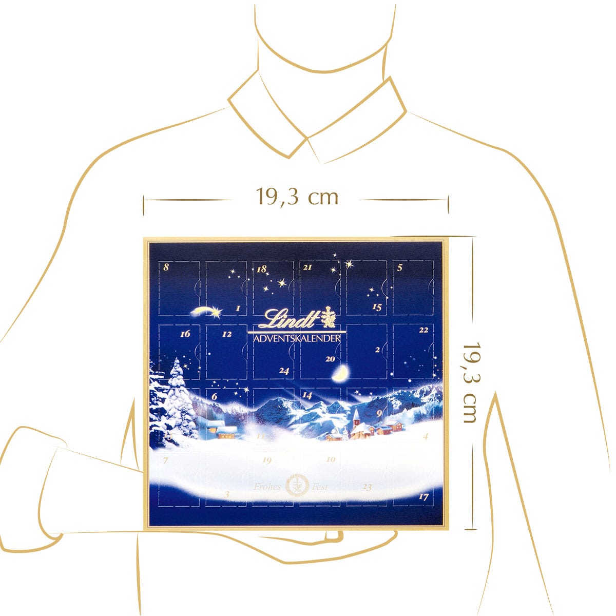 Weihnachtszauber Mini-Tisch-Adventskalender, 115g