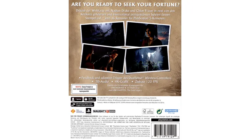 Uncharted - Legacy of Thieves Collection (Remastered)