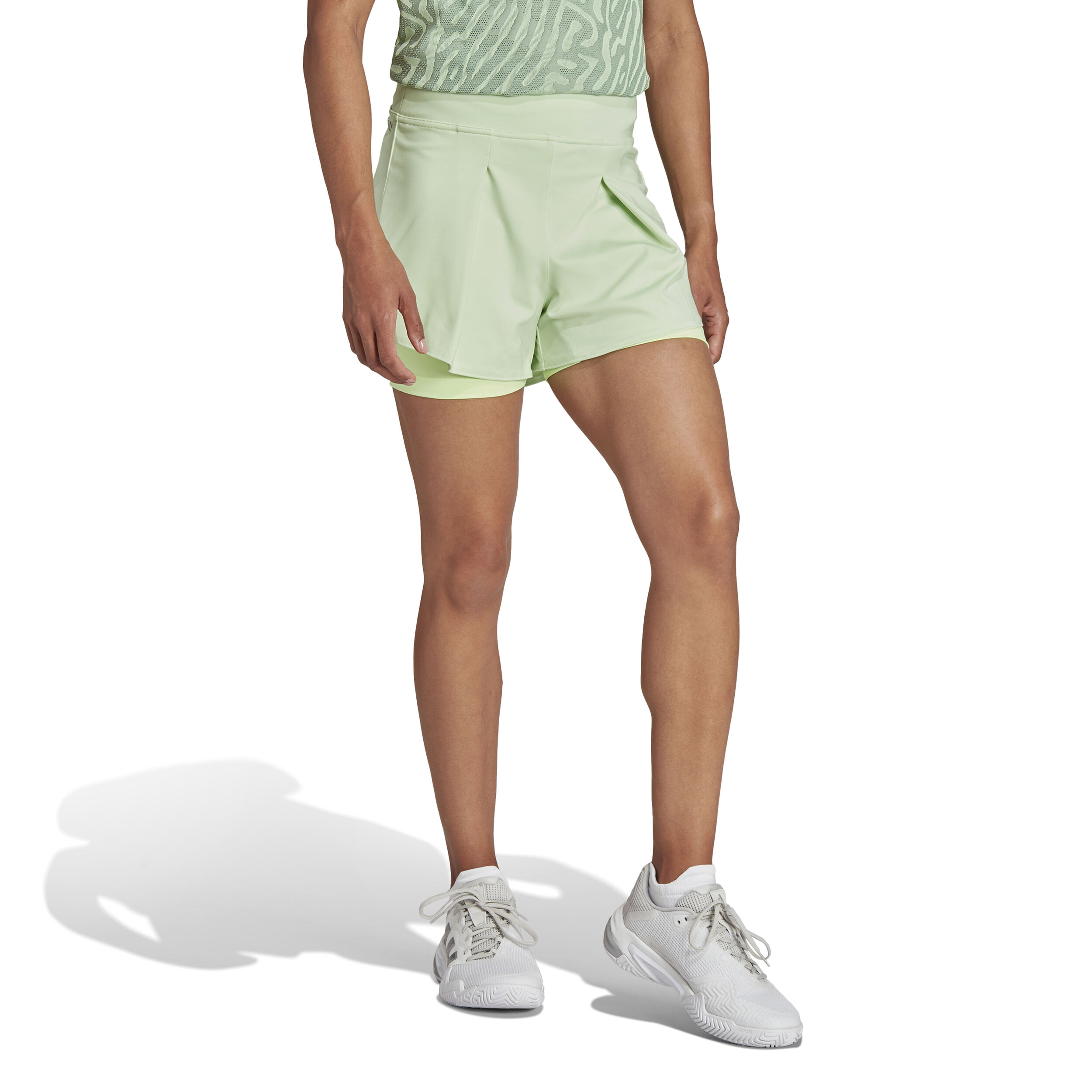 Match Shorts Damen - Hellgrün