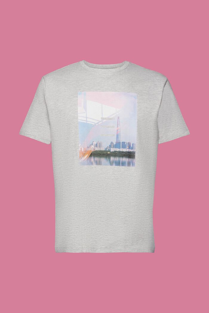 T-Shirt aus Baumwollmix mit Print