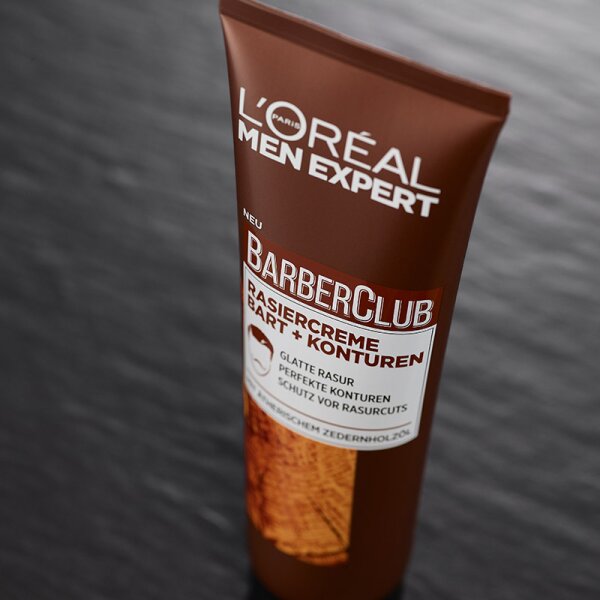 L'Oréal Paris Men Expert Barber Club Rasiercreme Bart und Konturen Rasiercreme