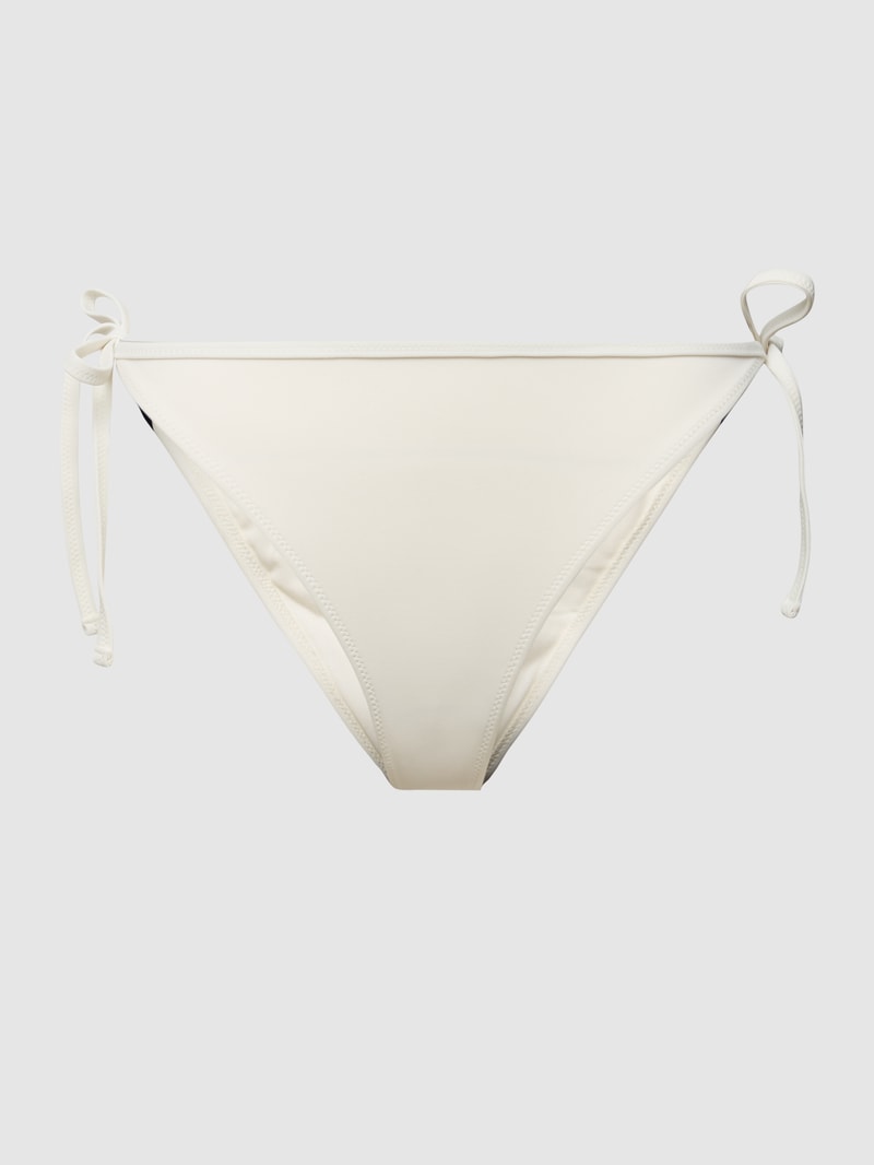 Bikinihose mit Schleifen-Detail in weiß