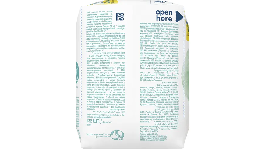 Pampers Harmonie Feuchttücher Protect & Care Calendula