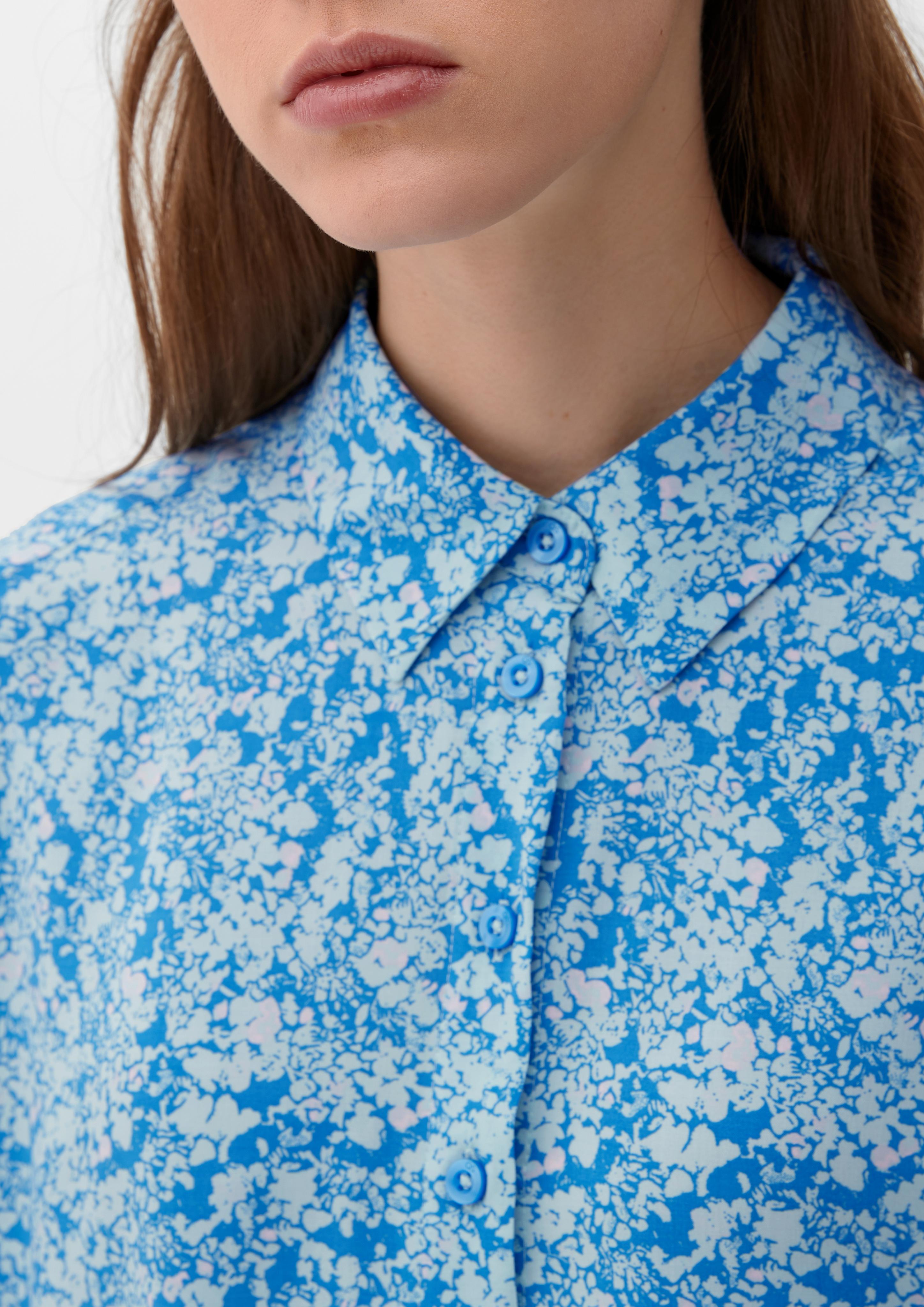 Viskosebluse mit Allover-Muster  2126744-60A2