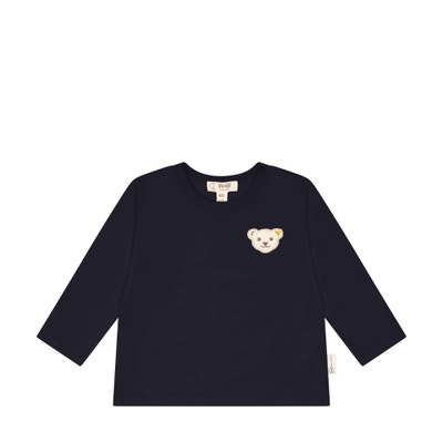 T-Shirt langarm GOTS, dunkelblau