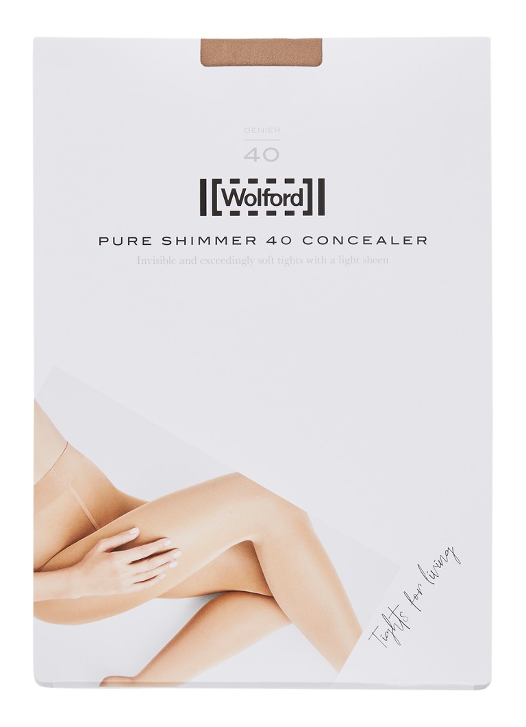 Wolford Pure Shimmer Concealer zeķubikses ar 40 denjē audumu