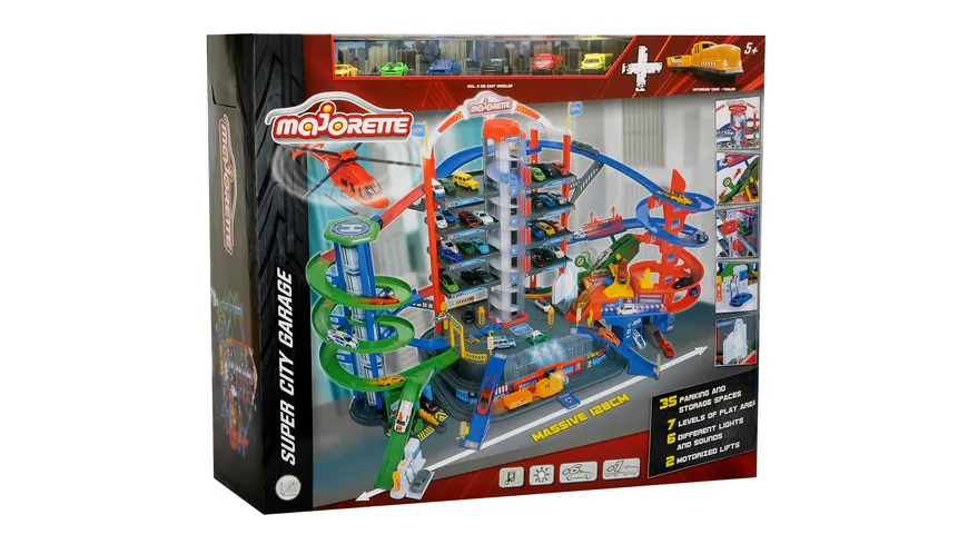Majorette - Spielset Super City Garage, Parkhaus, Parkgarage