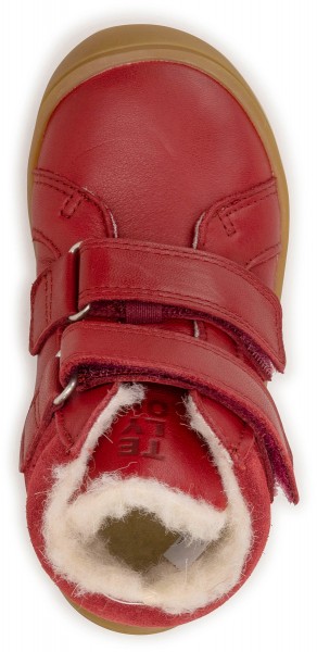 Telyoh bare ~ HighCut Leder Klett Winter + Tex ~ Dark Red