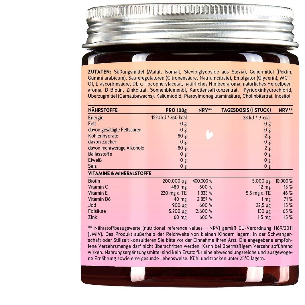 Ah-Mazing Hair Vitamins Zuckerfrei