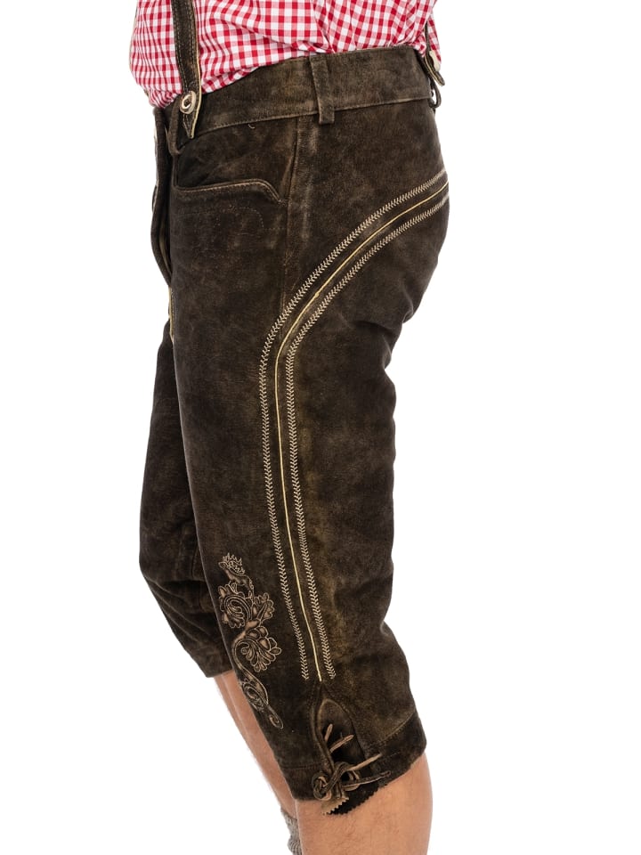 MADDOX Lederhose HOCHBERG-HT in bisam günstig kaufen 58