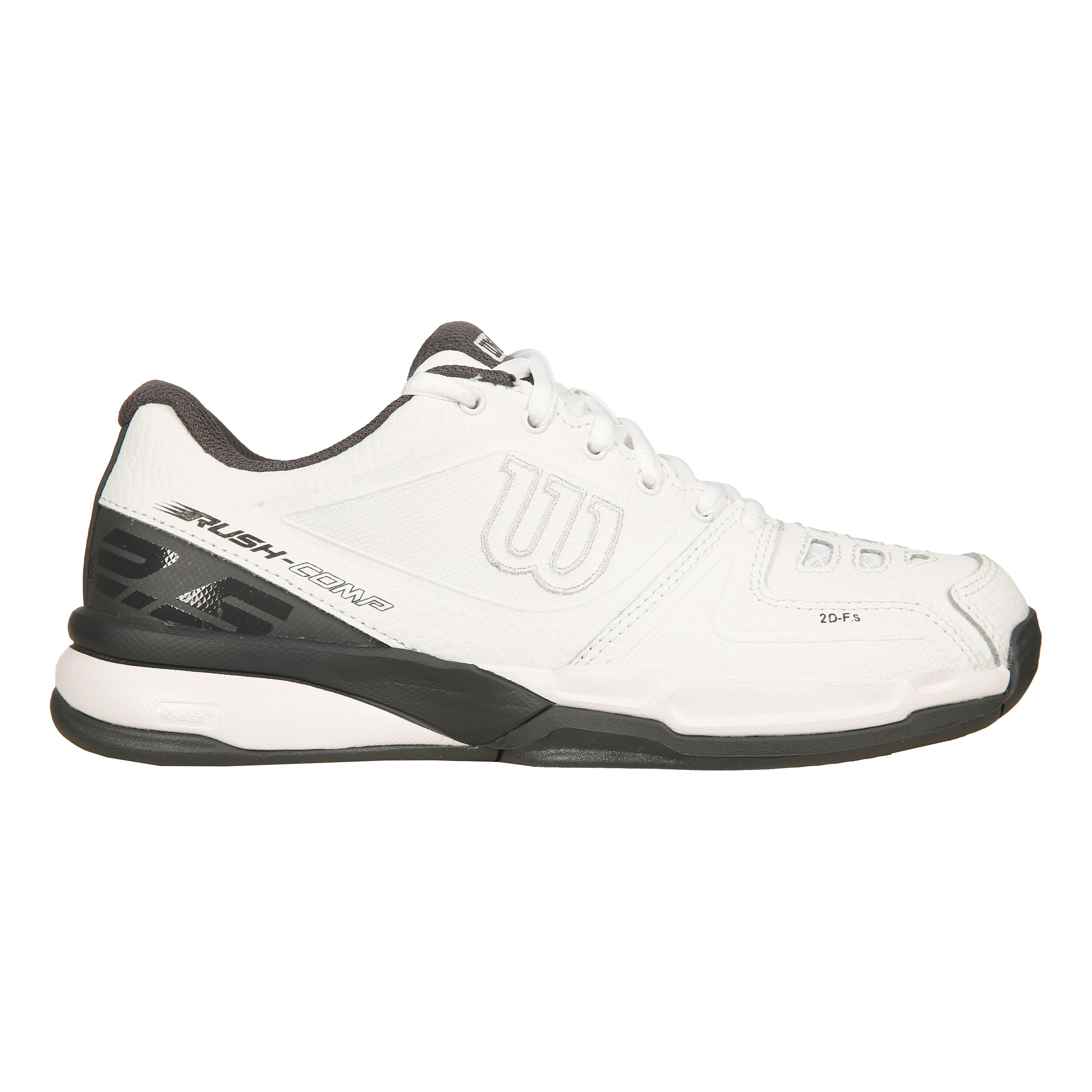 Rush Comp LTR Allcourtschuh Damen - Weiß, Schwarz