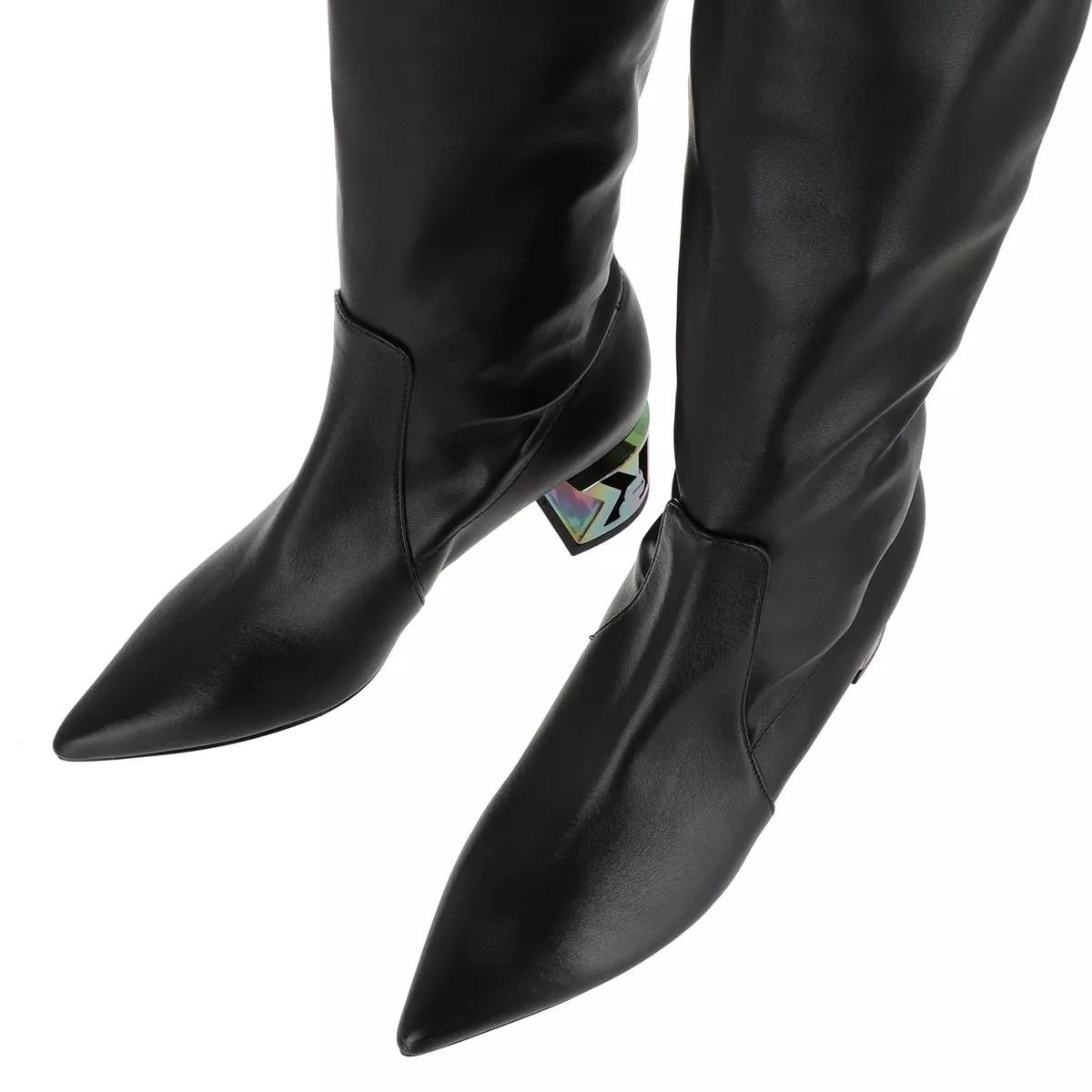 LAGERFELD Stiefeletten schwarz Overknee-Boot